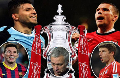 Man City sẽ đấu Chelsea của Mourinho đồng thời phải giữ sức cho trận gặp Barca ở Champions League. Tương tự, Arsenal tiếp Liverpool, nhưng tâm trí thì có thể dồn vào cuộc đấu với Bayern.